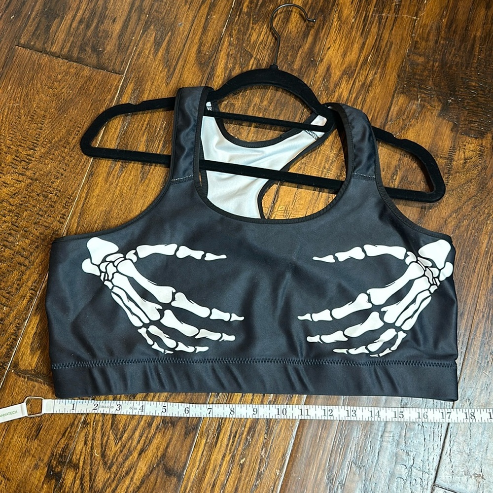 Halloween skeleton workout set fierce pulse bones